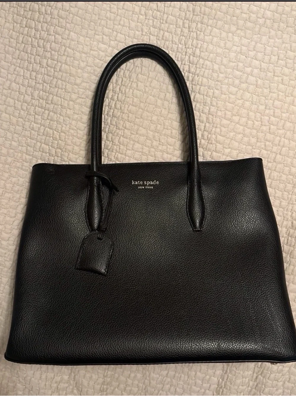 kate spade Black Pebbled Leather purse/satchel